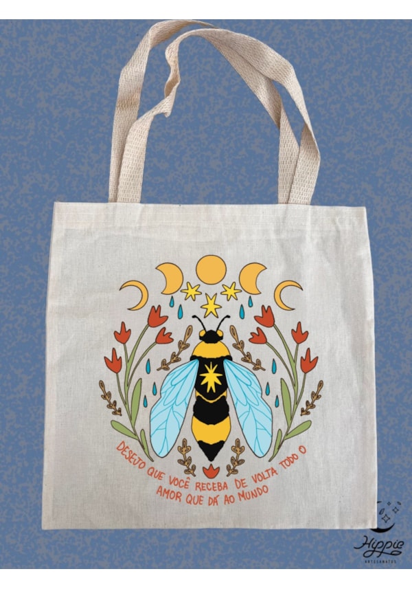 Ecobag Abelha do Amor