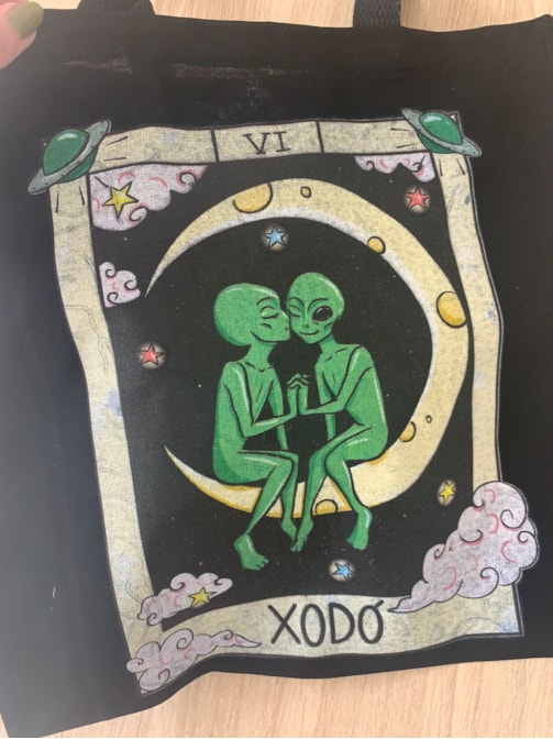 Ecobag Alien Xodó - Preta
