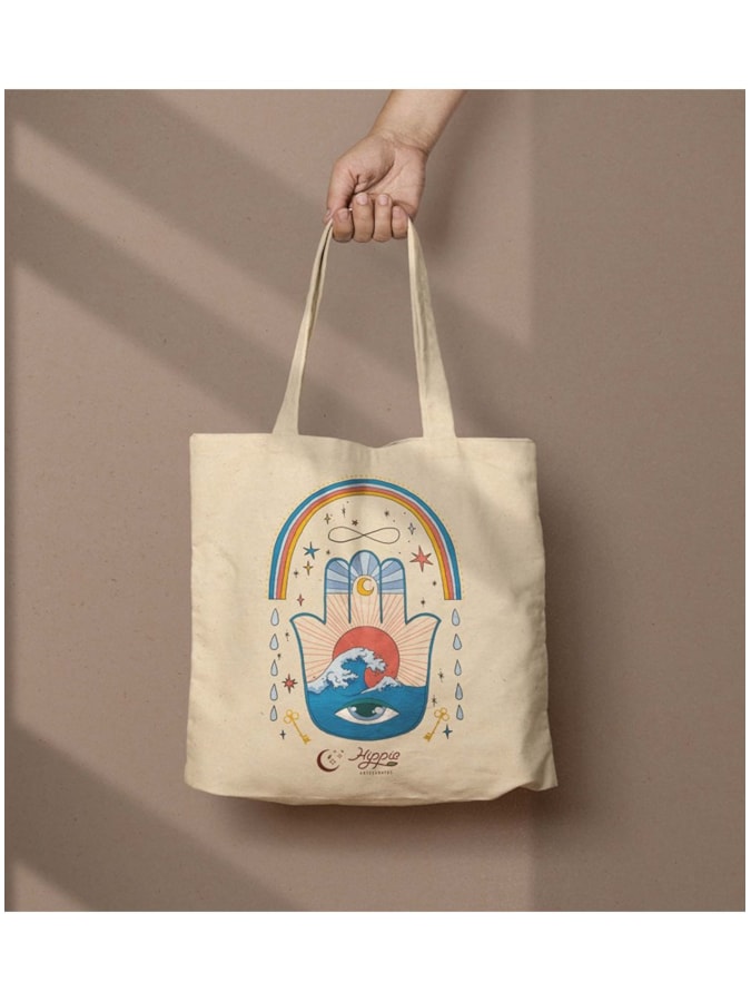 Ecobag Amuleto Hamsa — imagem 2