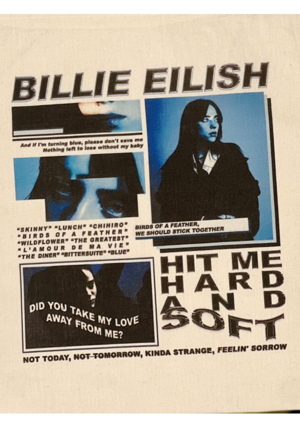 Ecobag Billie Hit me Hard and Soft