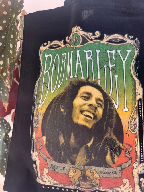 Ecobag Bob Marley - Preta