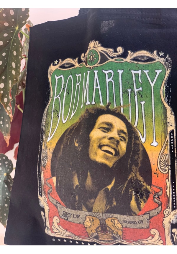 Ecobag Bob Marley - Preta