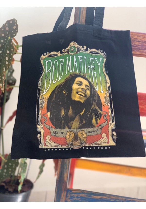 Ecobag Bob Marley - Preta