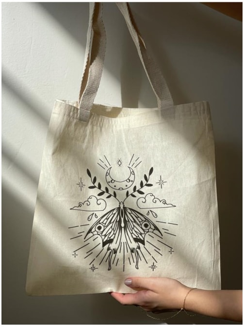 Ecobag Borboleta Lunar