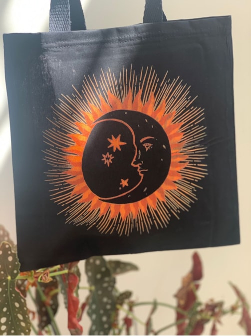 Ecobag Brilho Lunar - Preta