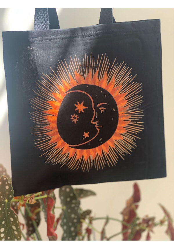 Ecobag Brilho Lunar - Preta