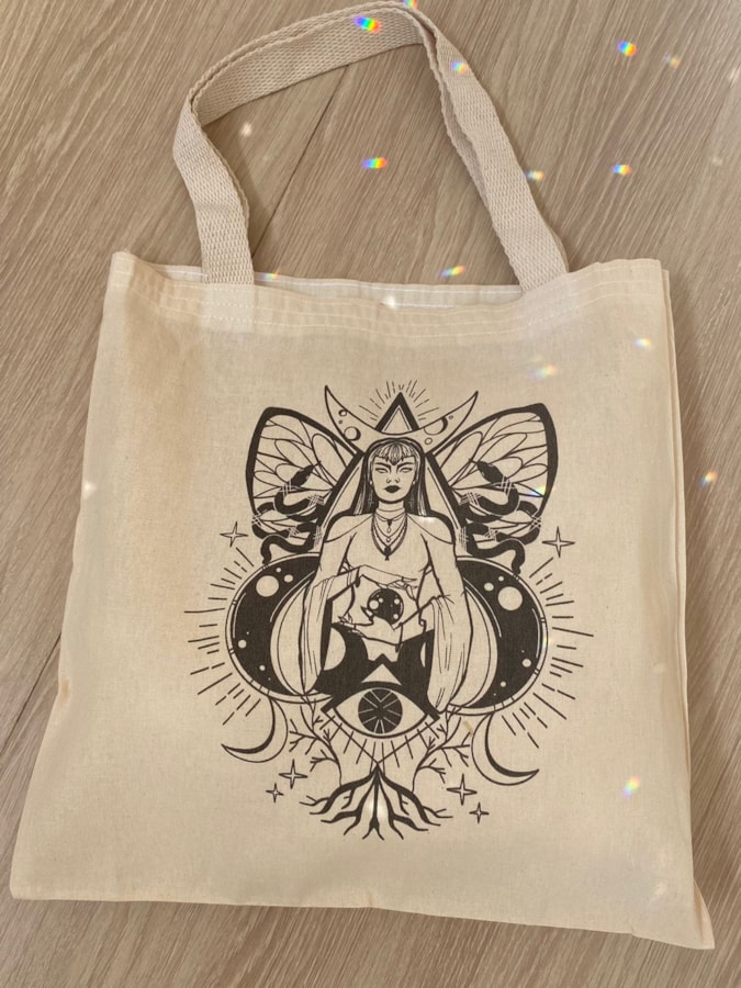 Ecobag Bruxa com Asas — imagem 2
