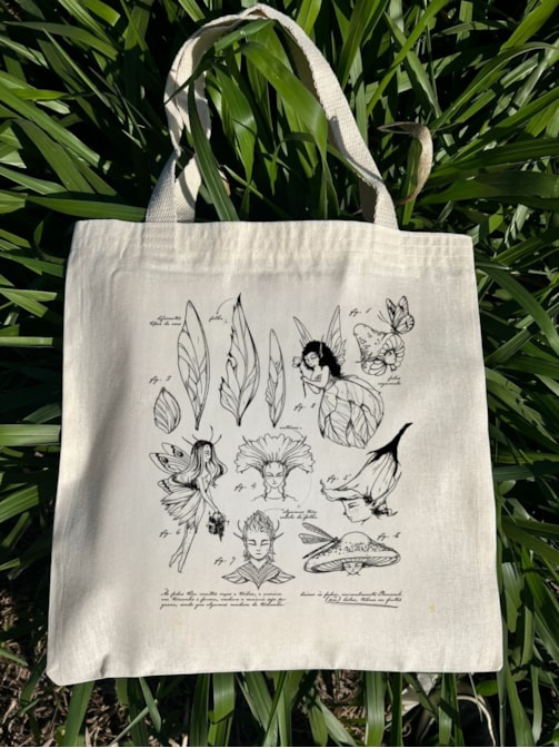 Ecobag Caderno de Fadas
