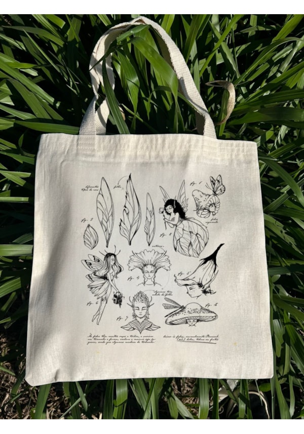 Ecobag Caderno de Fadas