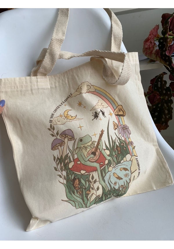 Ecobag Canção da Floresta Sapo