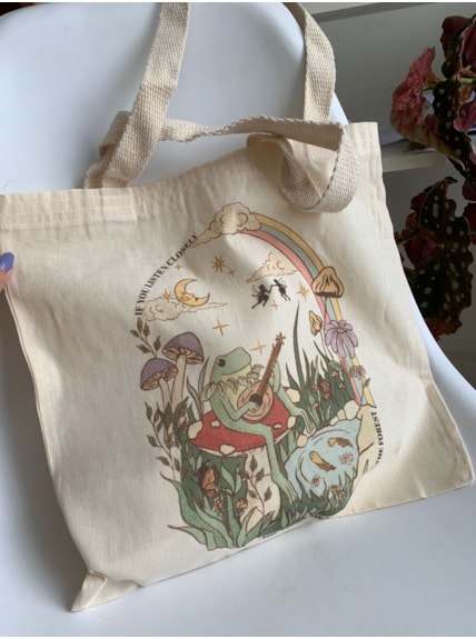 Ecobag Canção da Floresta Sapo