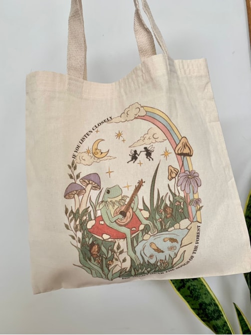 Ecobag Canção da Floresta Sapo