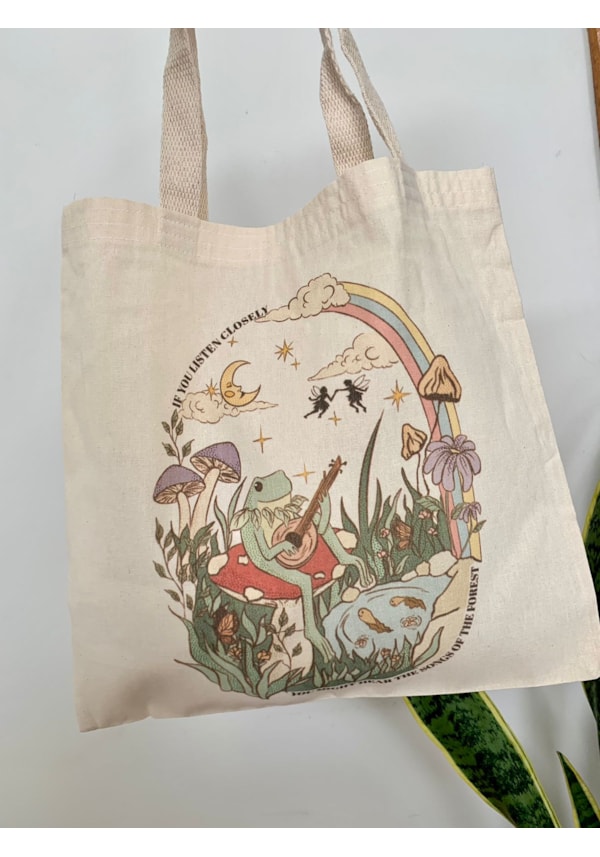 Ecobag Canção da Floresta Sapo