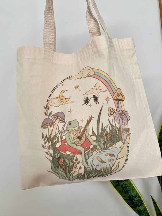 Ecobag Canção da Floresta Sapo — imagem 1