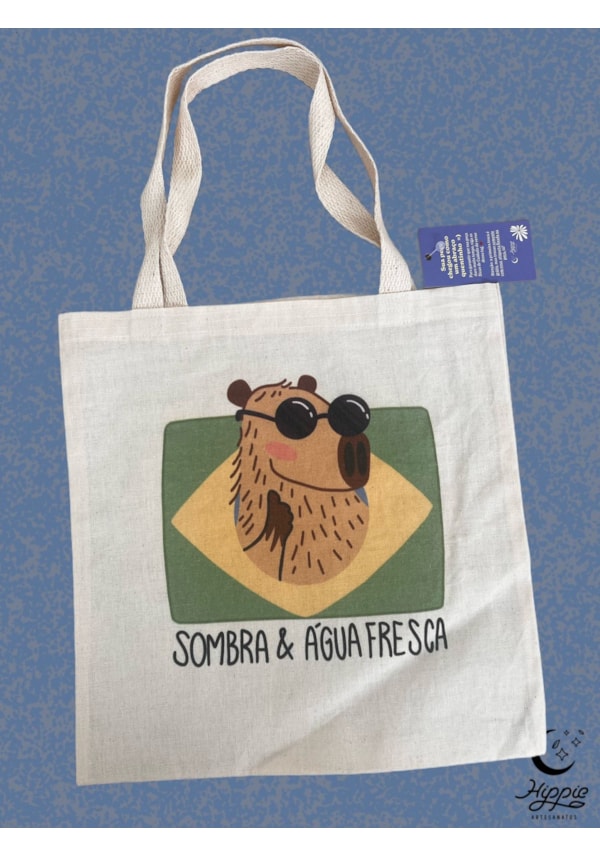 Ecobag Capivara Sombra e Água Fresca