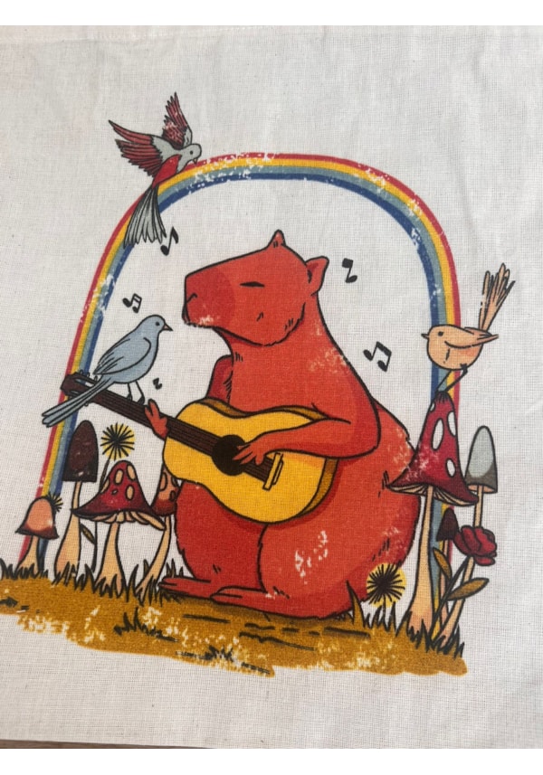 Ecobag Capivara Violão