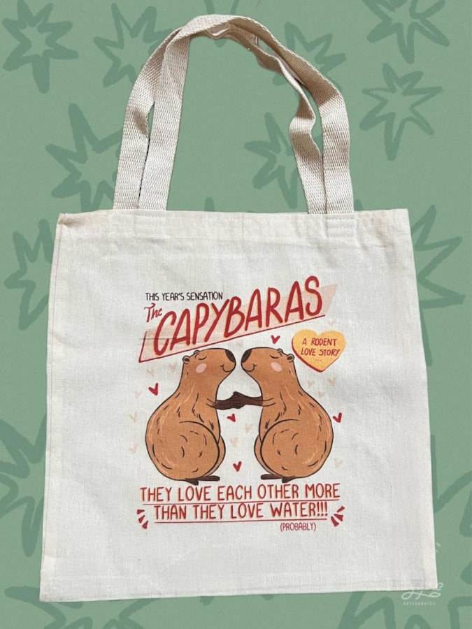 Ecobag Capivaras — imagem 1