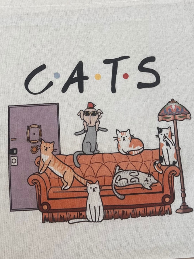 Ecobag Cats Friends — imagem 2