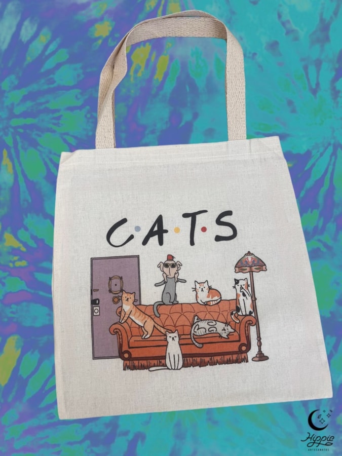 Ecobag Cats Friends — imagem 1
