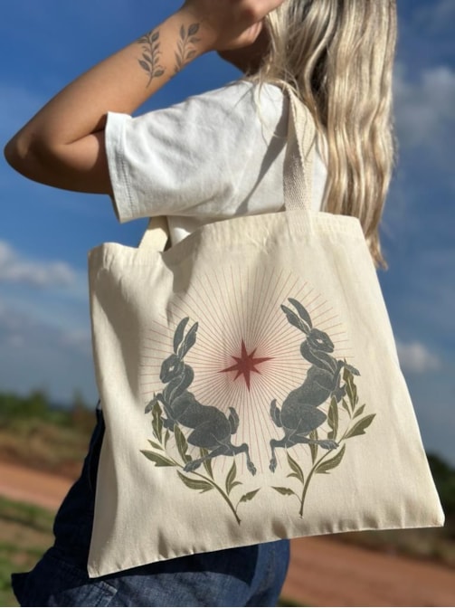 Ecobag Coelho da Sorte