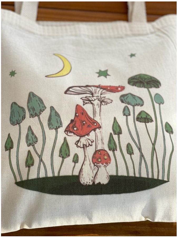 Ecobag Cogumelo Astral — imagem 2
