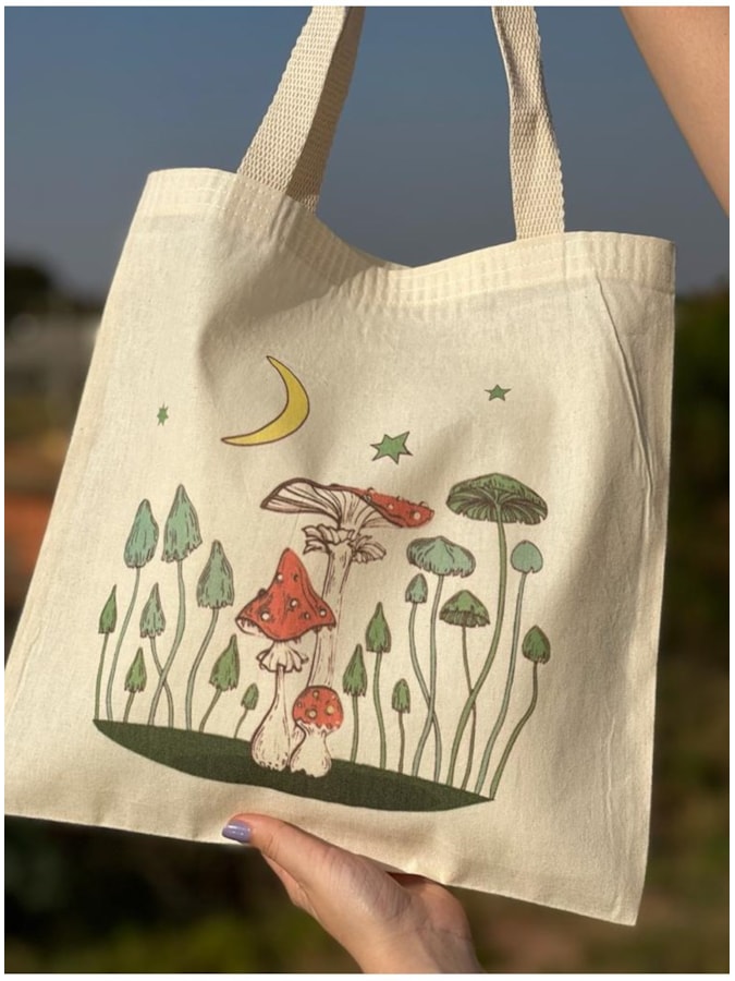 Ecobag Cogumelo Astral — imagem 3