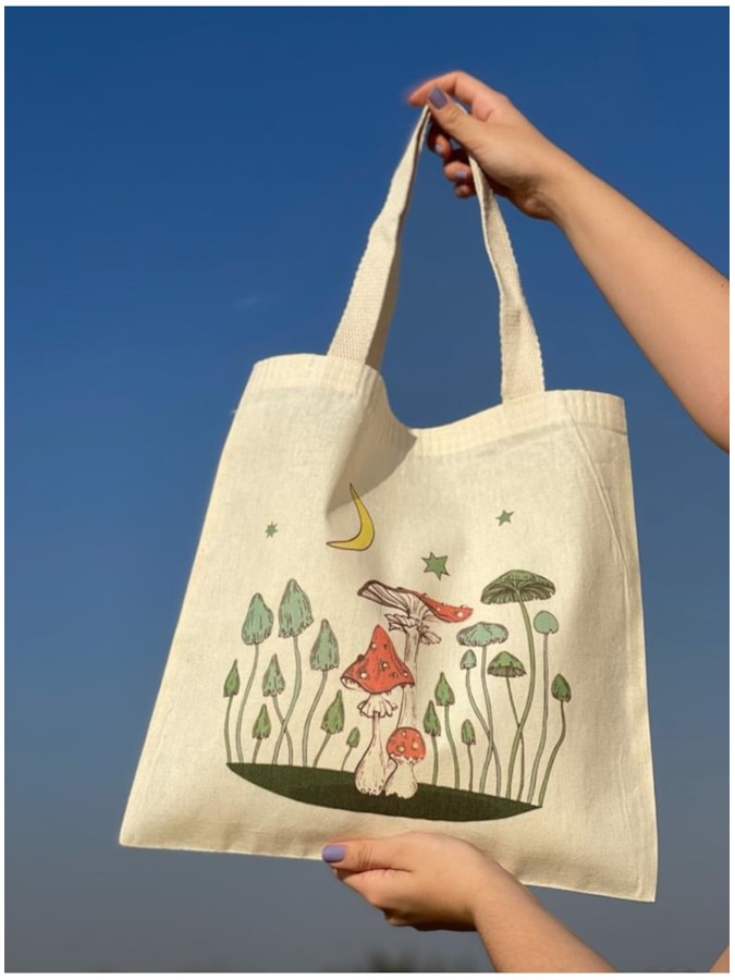 Ecobag Cogumelo Astral — imagem 1