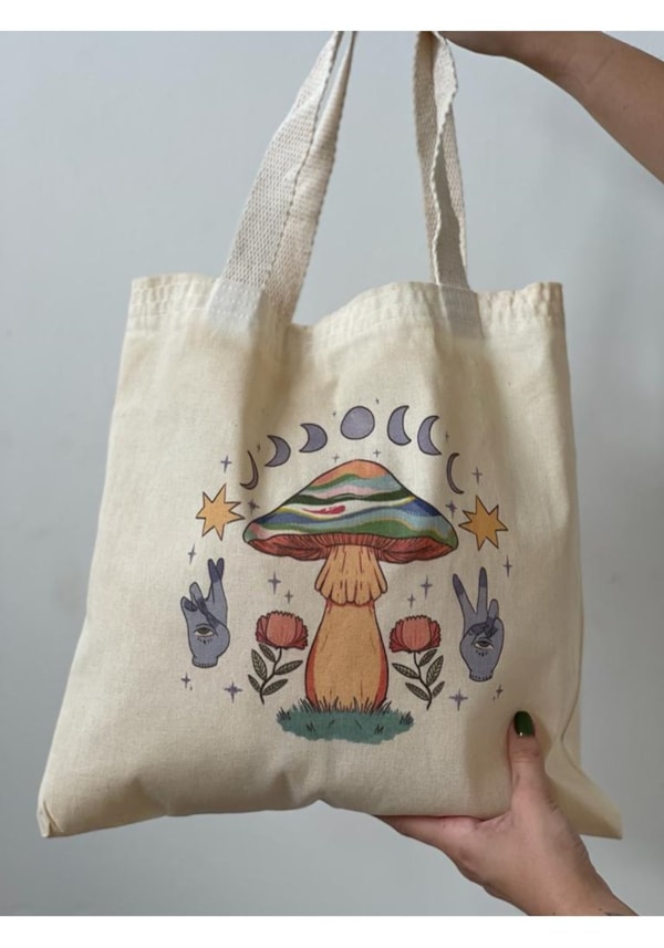 Ecobag Cogumelos Mágicos