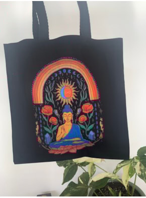 Ecobag Convoque seu Buda - Preta