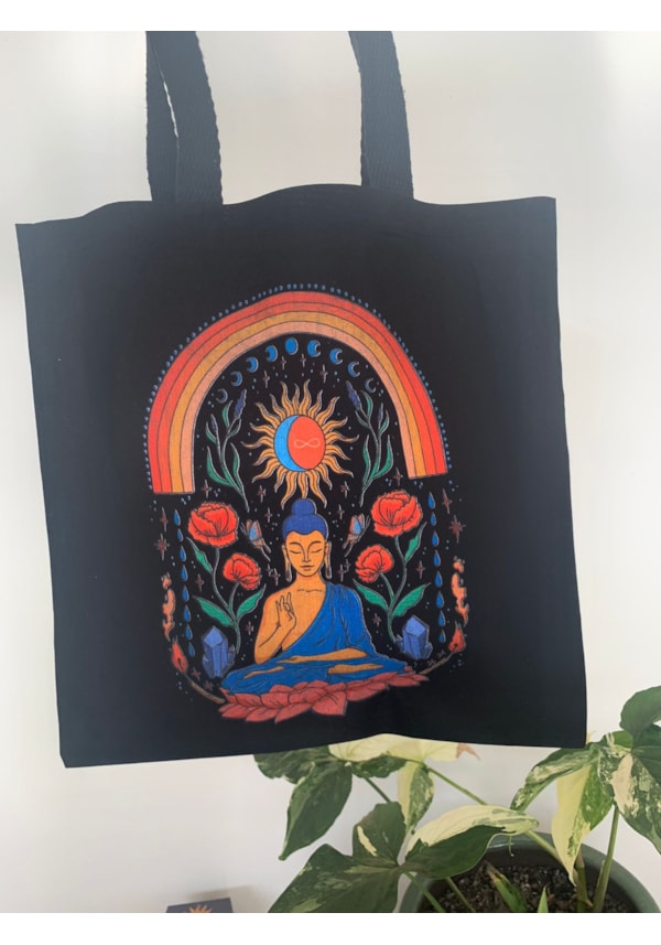 Ecobag Convoque seu Buda - Preta