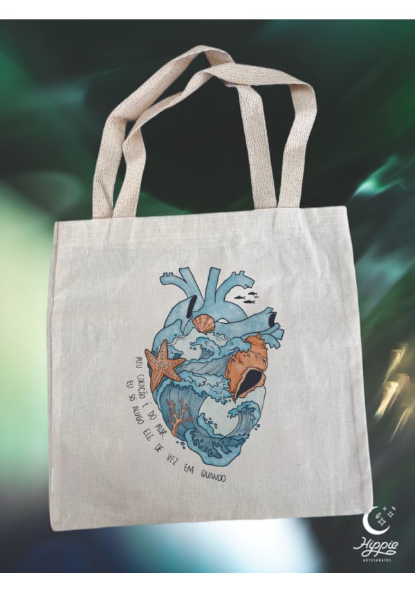 Ecobag Coração do Mar