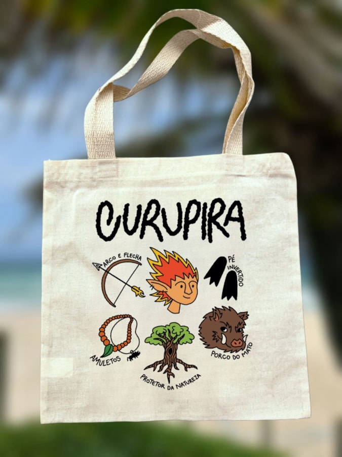 Ecobag Curupira Amuletos — imagem 1