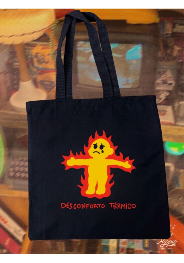 Ecobag Desconforto Térmico - Preta