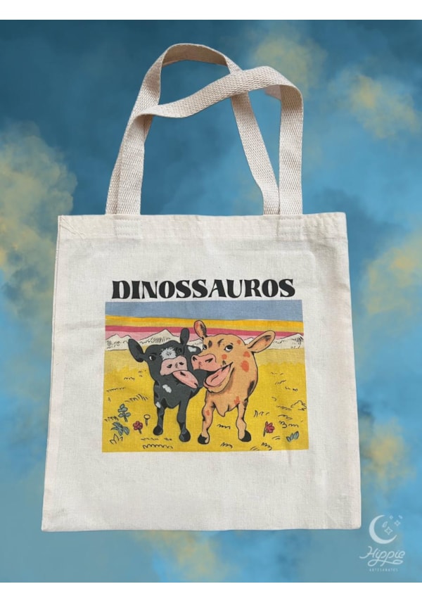 Ecobag Dinossauros Vaquinhas