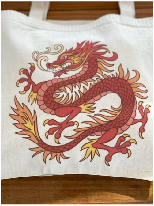 Ecobag Dragão da Coragem