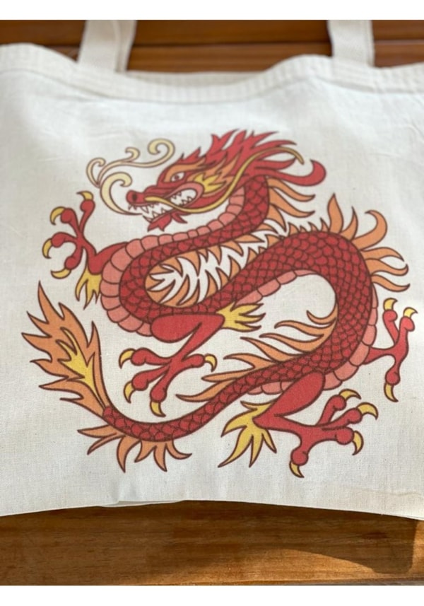 Ecobag Dragão da Coragem