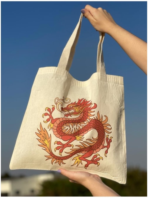Ecobag Dragão da Coragem