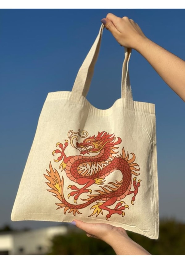 Ecobag Dragão da Coragem