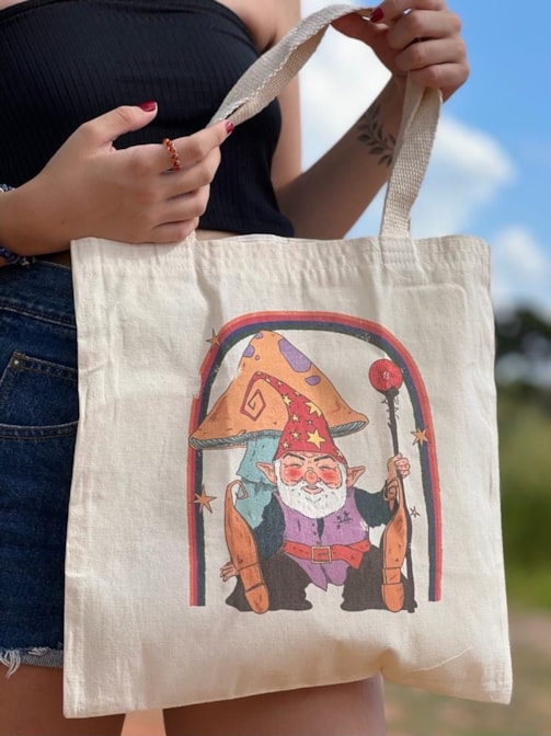 Ecobag Duende da Estrela Vermelha