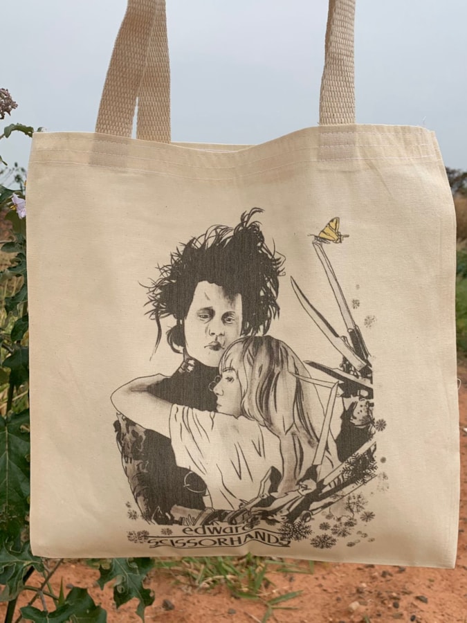 Ecobag Edward Mãos de Tesoura — imagem 1