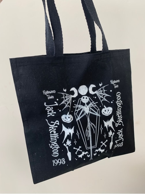 Ecobag Emo Mundo de Jack - Preta