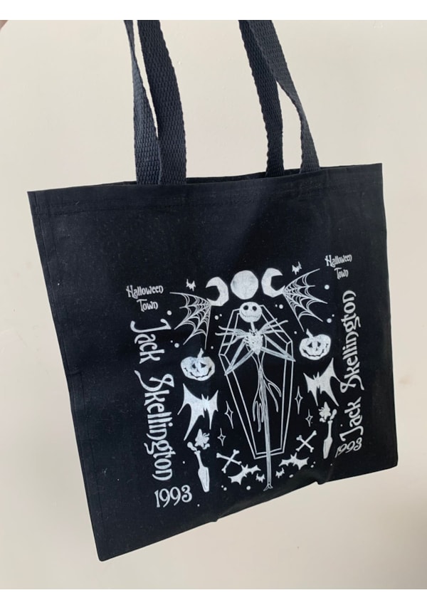 Ecobag Emo Mundo de Jack - Preta