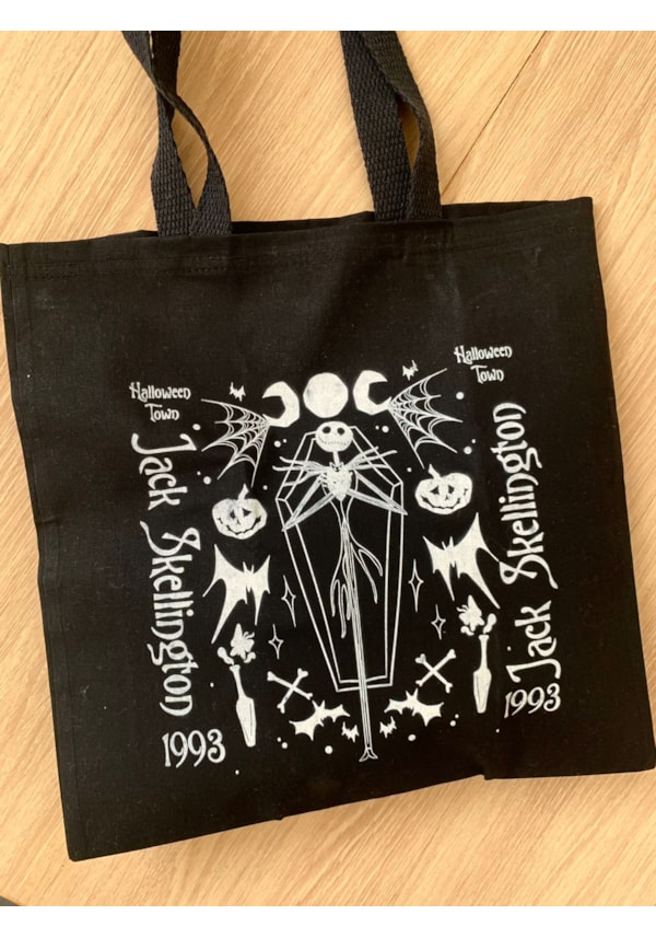 Ecobag Emo Mundo de Jack - Preta