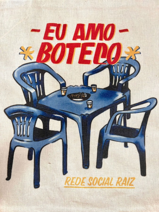 Ecobag Eu Amo Boteco — imagem 2