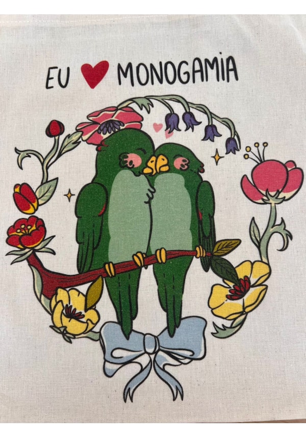 Ecobag Eu Amo Monogamia