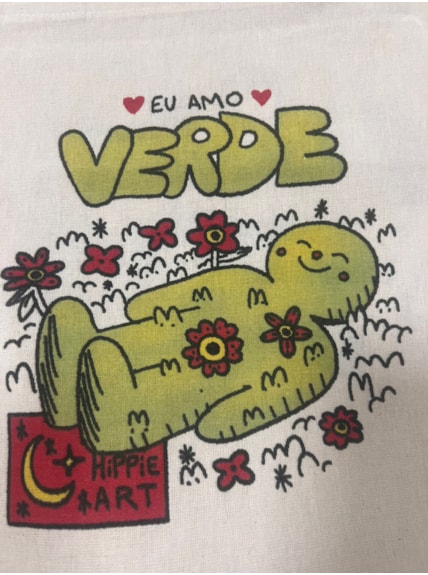 Ecobag Eu Amo Verde