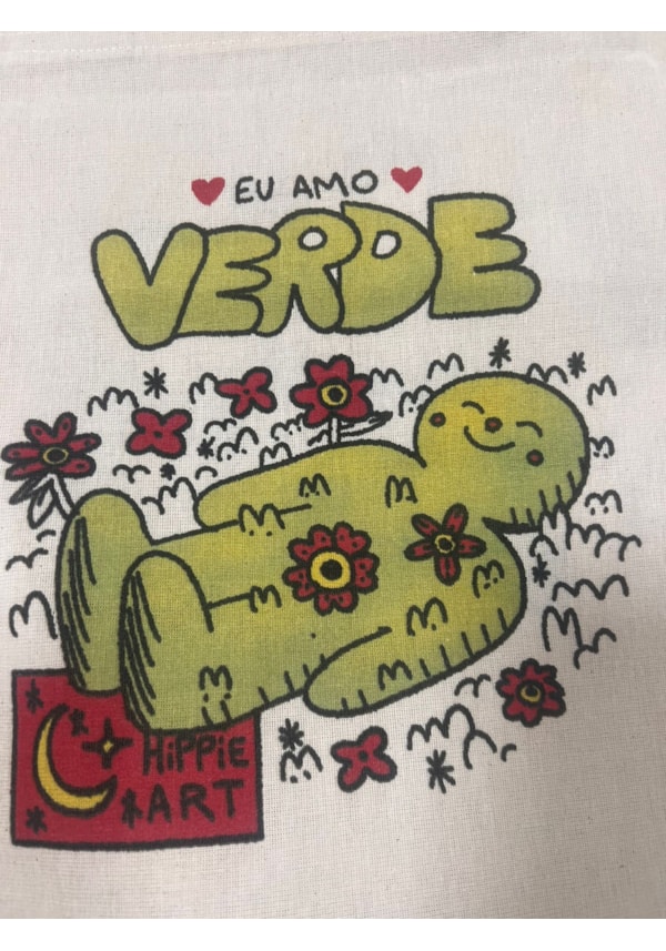 Ecobag Eu Amo Verde