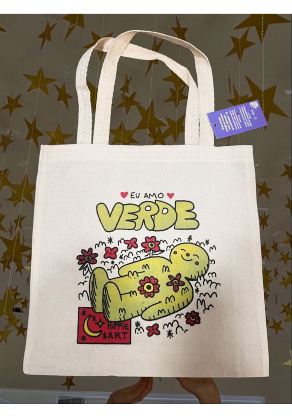 Ecobag Eu Amo Verde