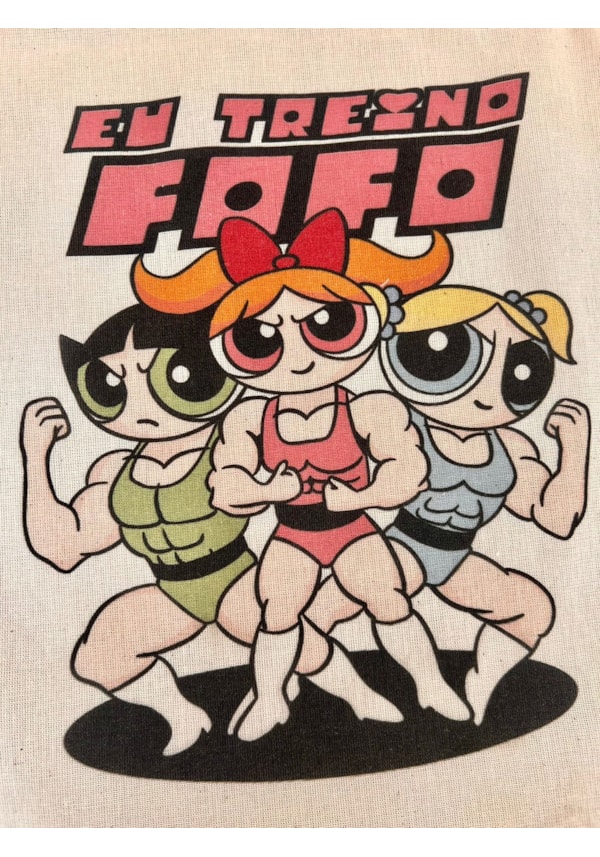 Ecobag Eu Treino Fofo