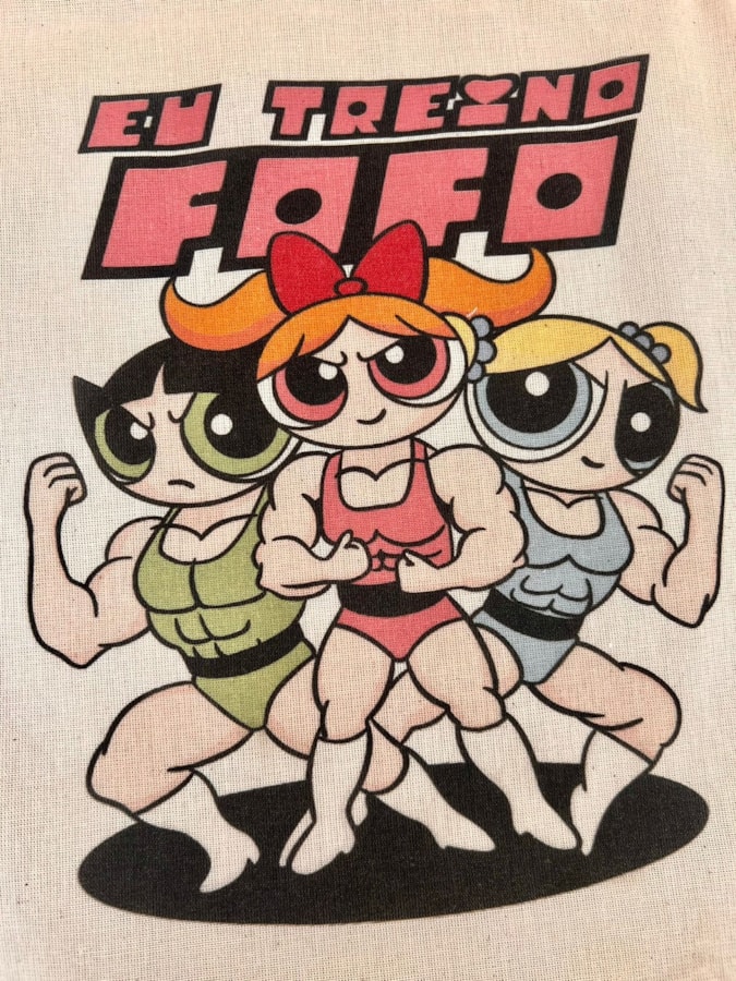 Ecobag Eu Treino Fofo — imagem 2